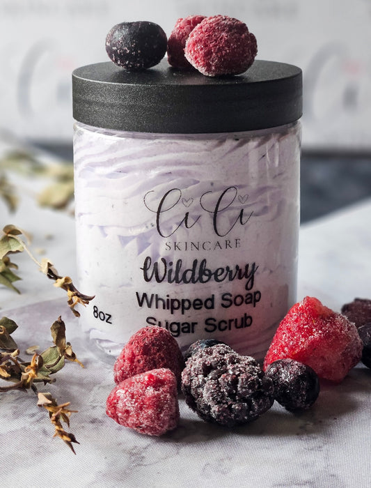 Wildberry Exfoliating Whipped Soap